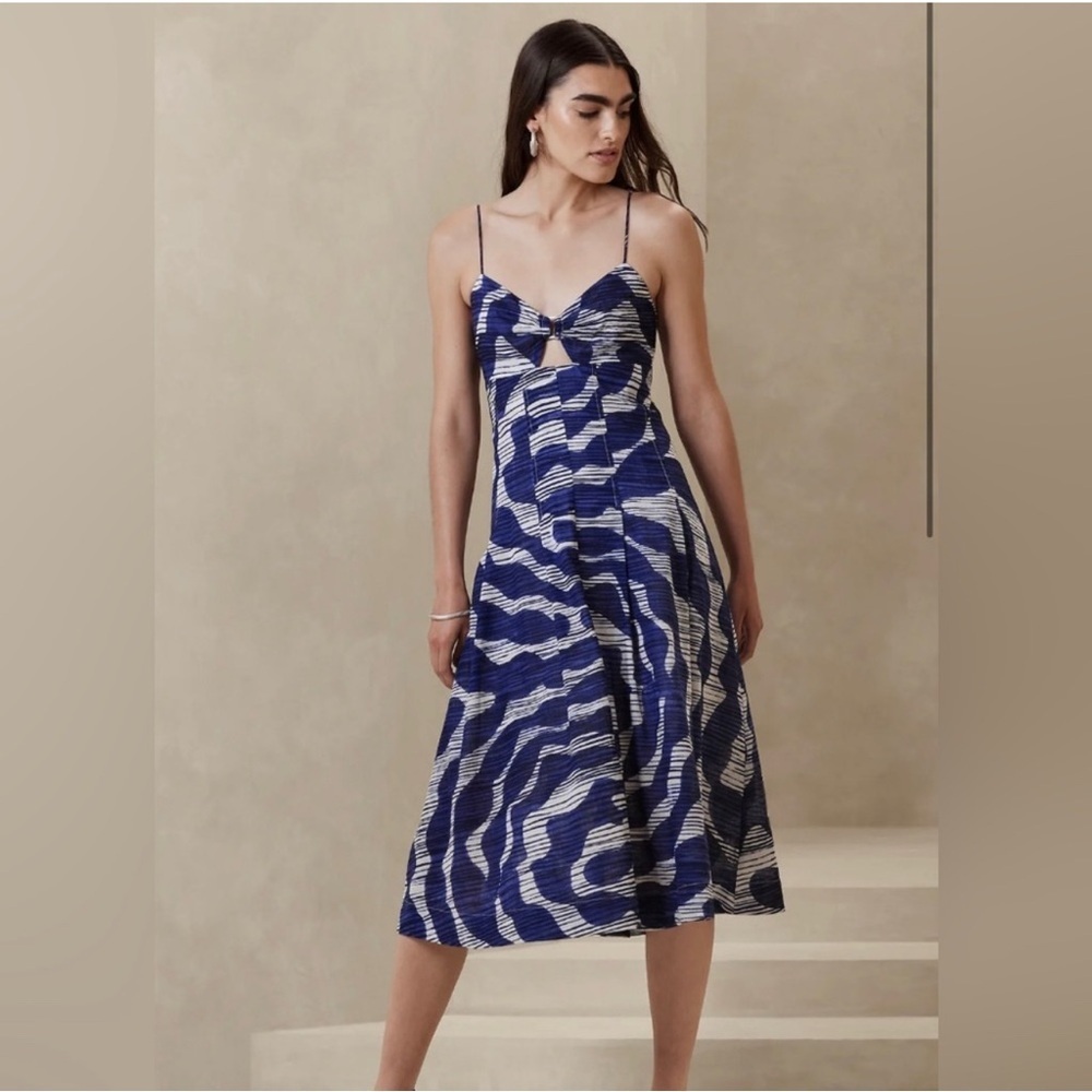 NWT-Banana Republic Bandeau Midi Dress-Size: 4 Petite